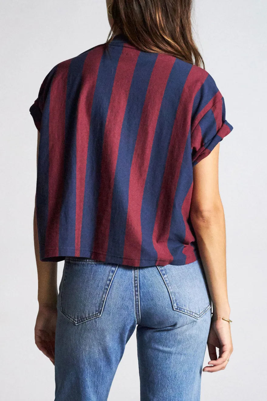 Abbie S/S Polo - Navy