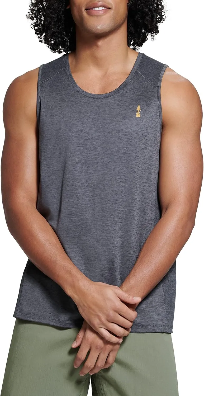 BASS OUTDOOR Men's Pullover Knit Active Tank Top