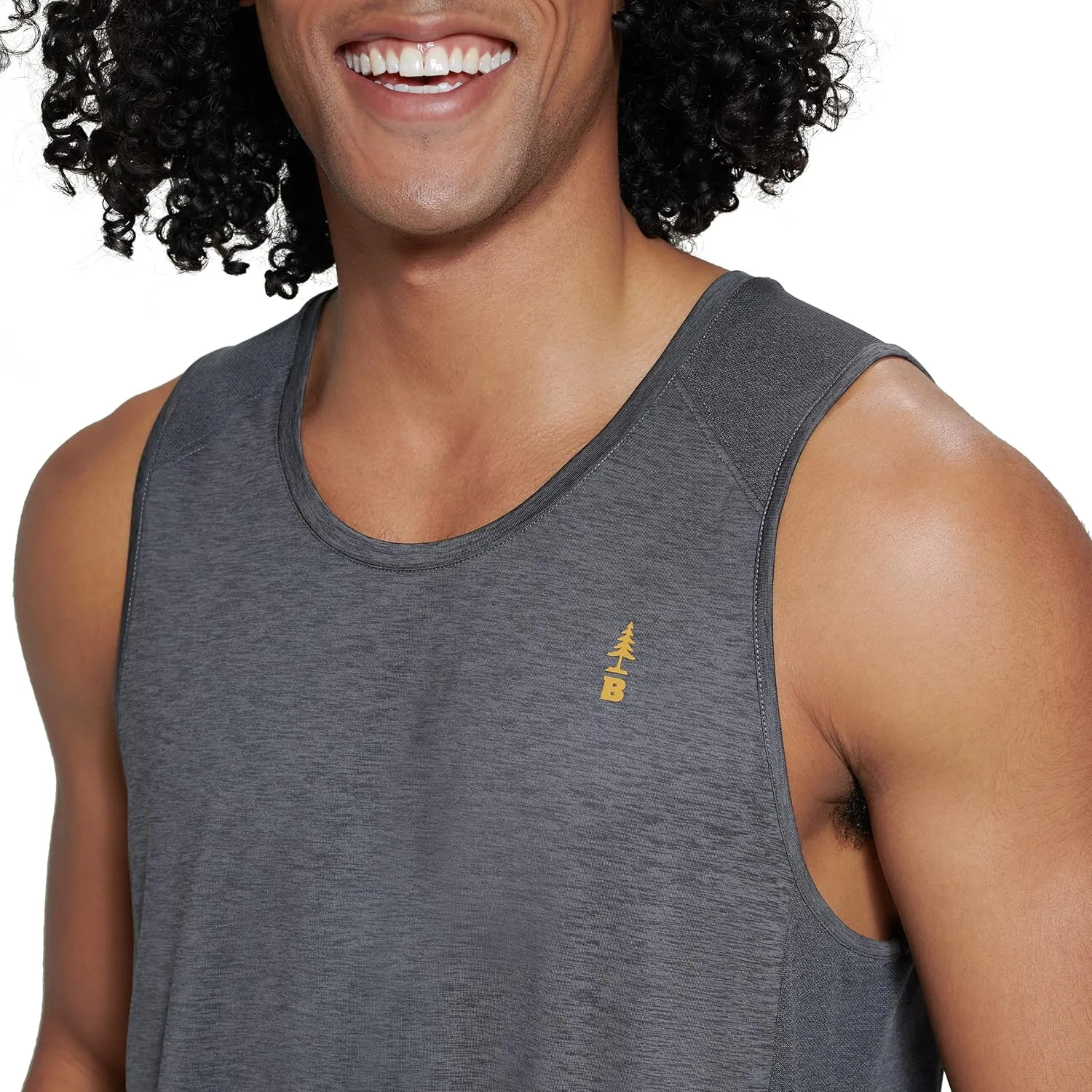 BASS OUTDOOR Men's Pullover Knit Active Tank Top