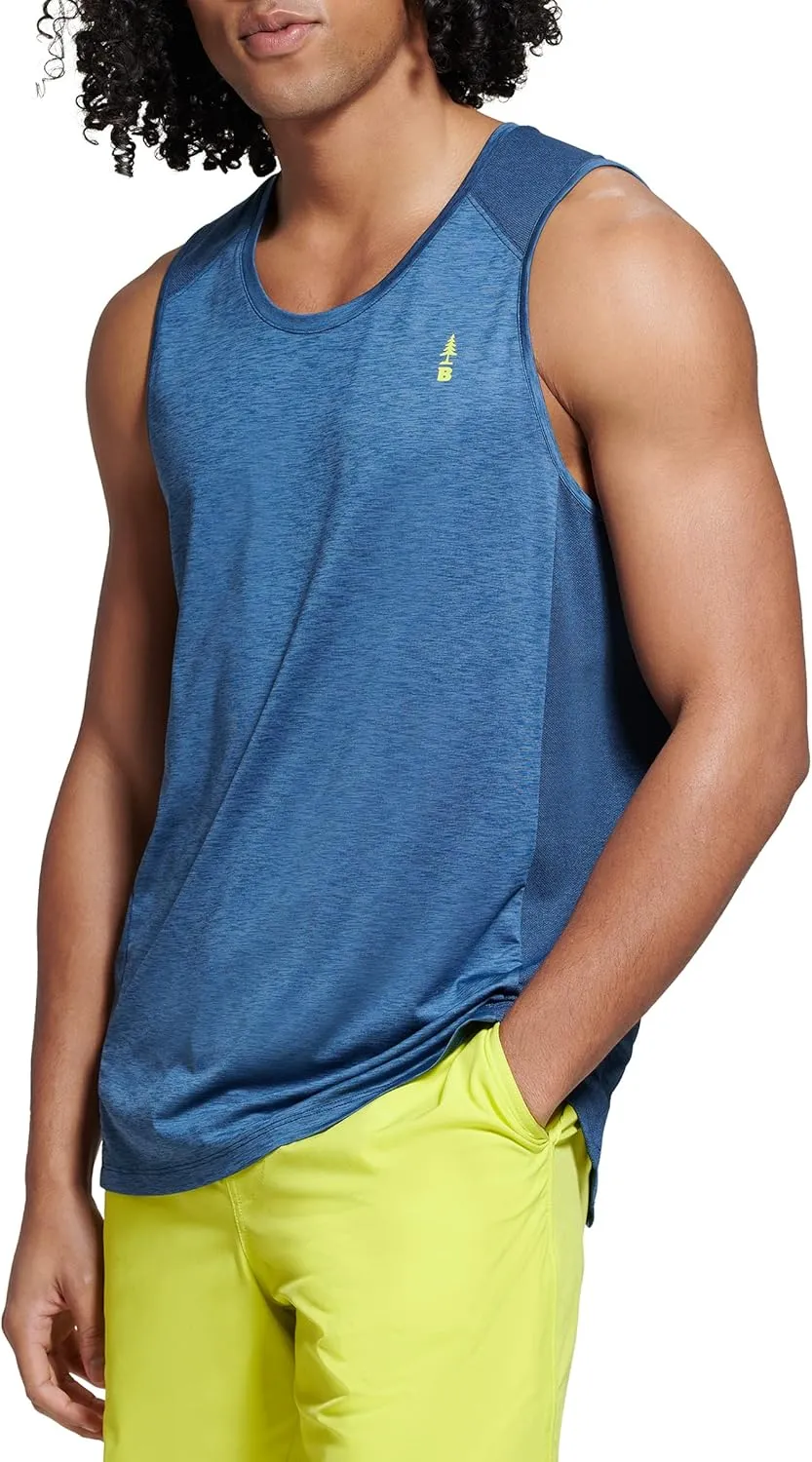 BASS OUTDOOR Men's Pullover Knit Active Tank Top