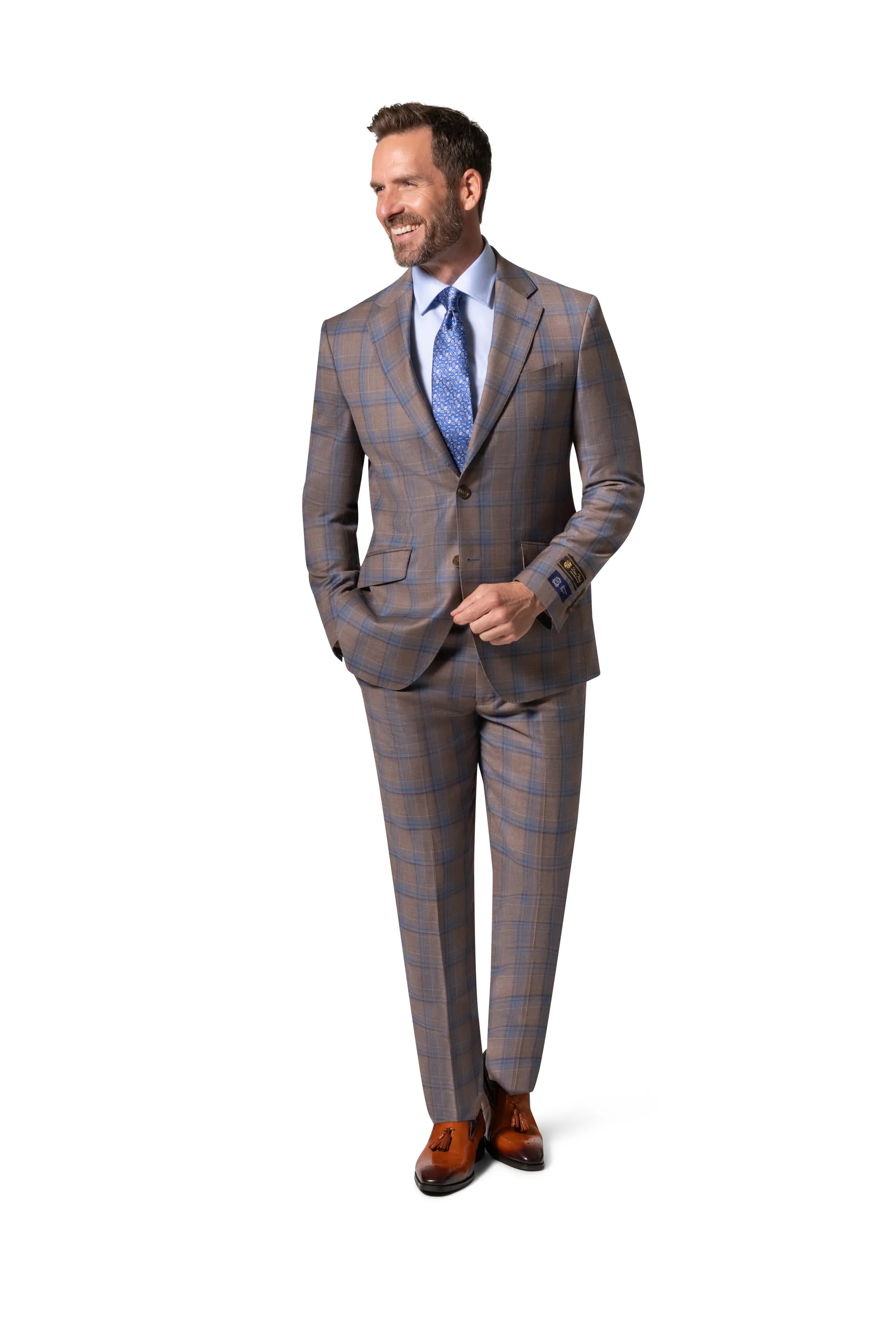 Berragamo Elegant - Faille Wool 10005.4100 S/B Modern Fit Suit