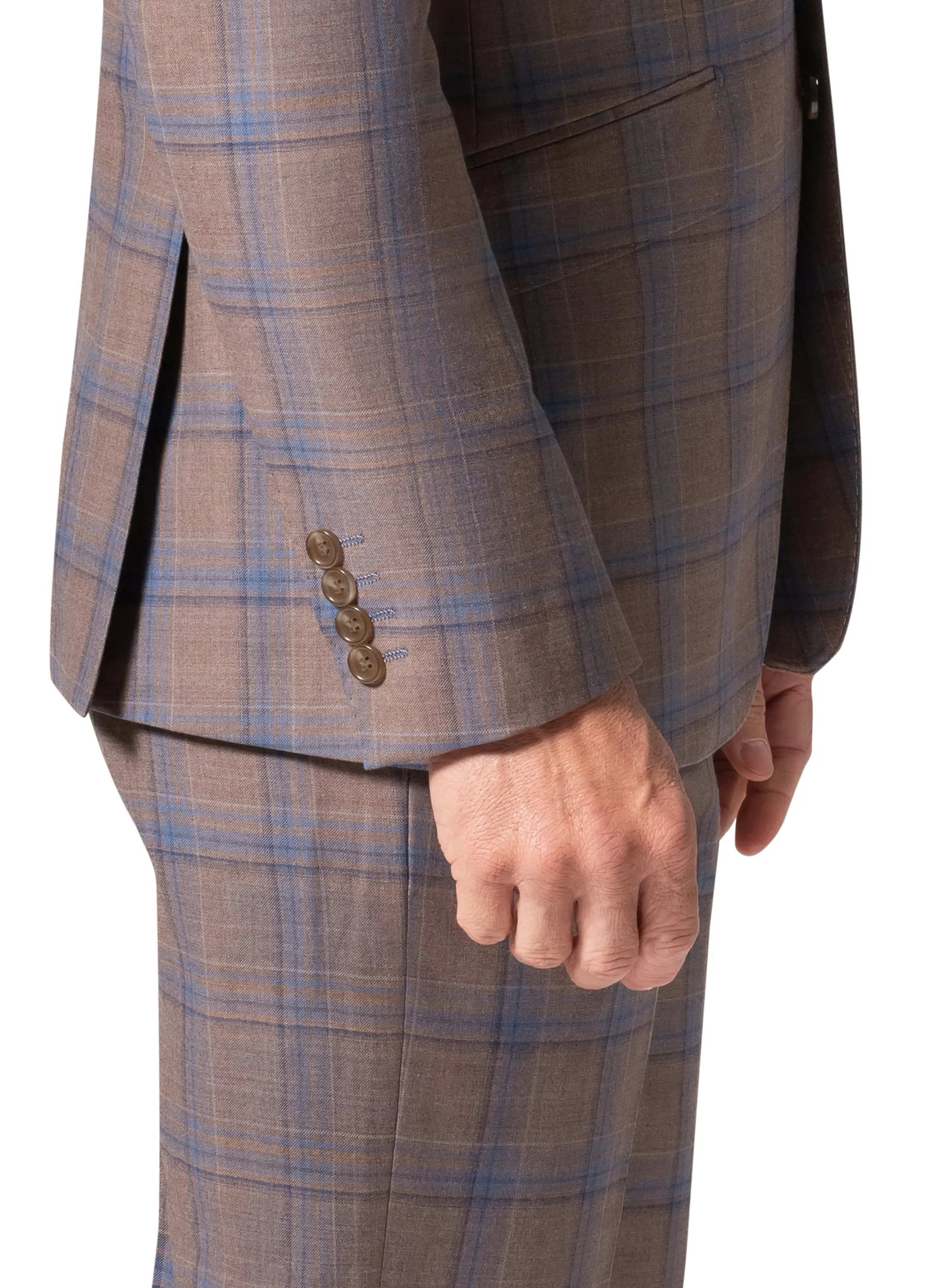 Berragamo Elegant - Faille Wool 10005.4100 S/B Modern Fit Suit
