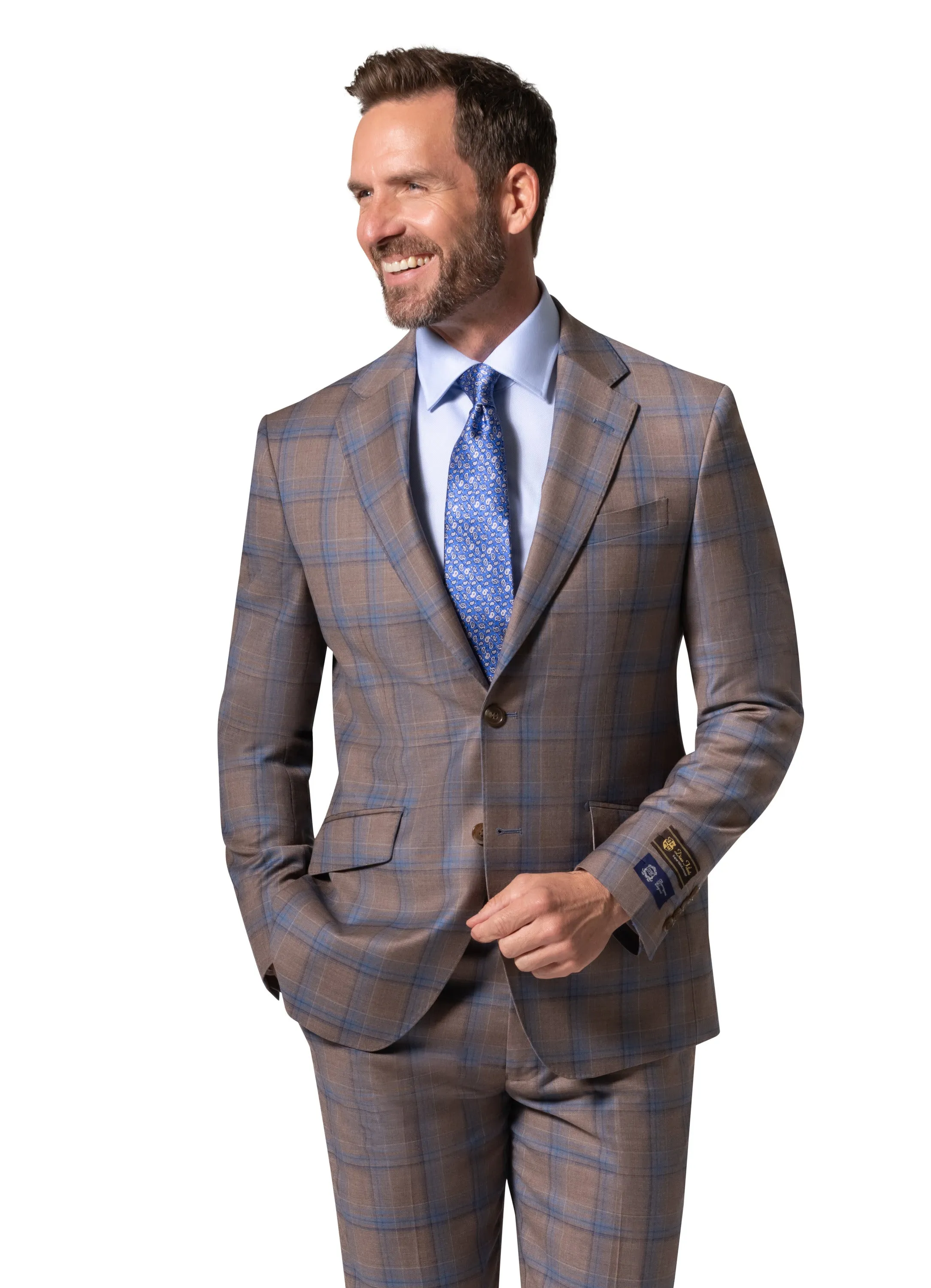 Berragamo Elegant - Faille Wool 10005.4100 S/B Modern Fit Suit