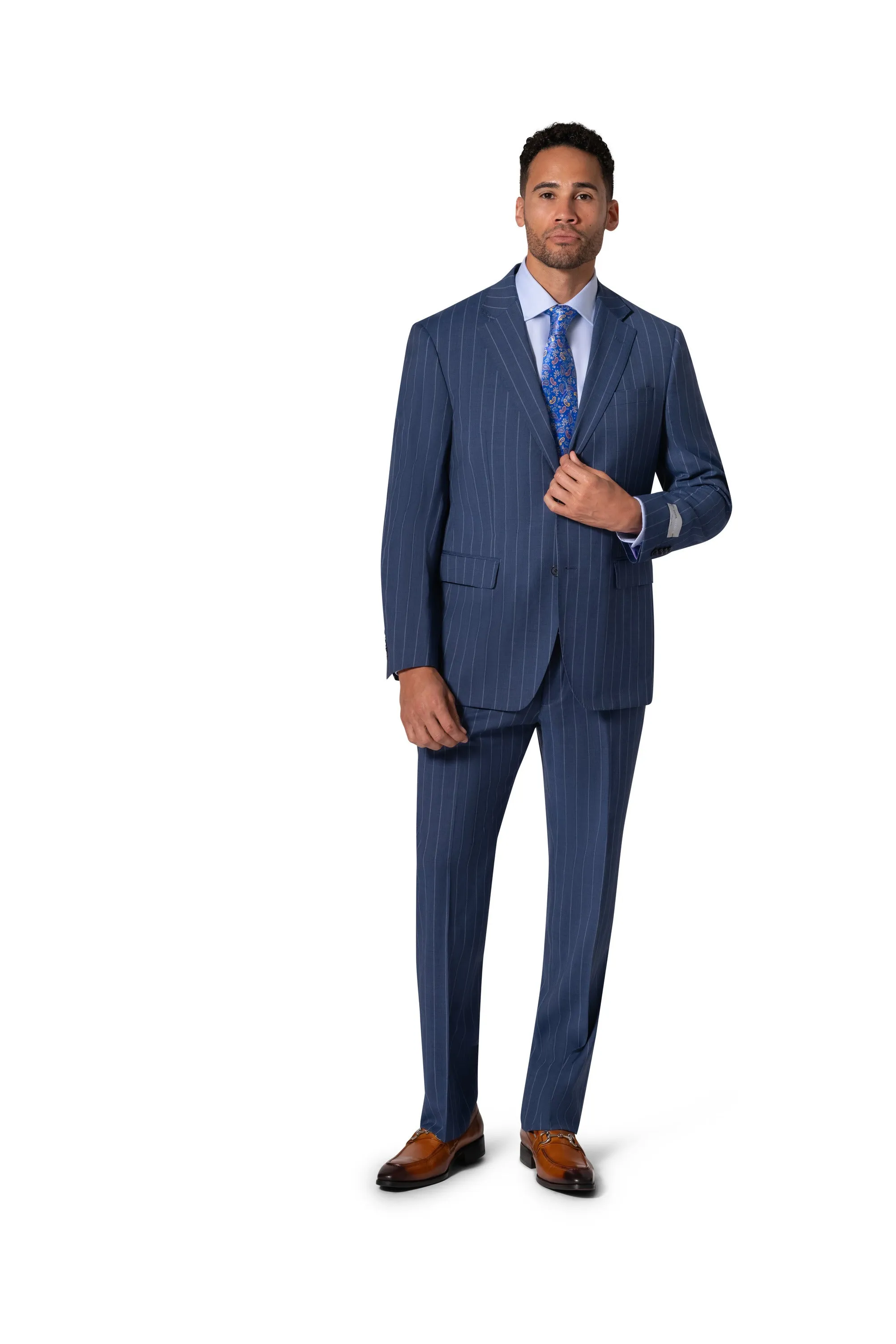 Berragamo Reda Flexo |  705.200 Modern Fit Suit - Blue