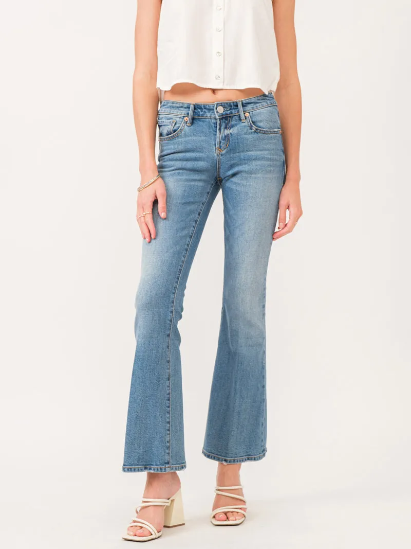 Dear John Rosie Low Rise Kick Crop Denim - Collister