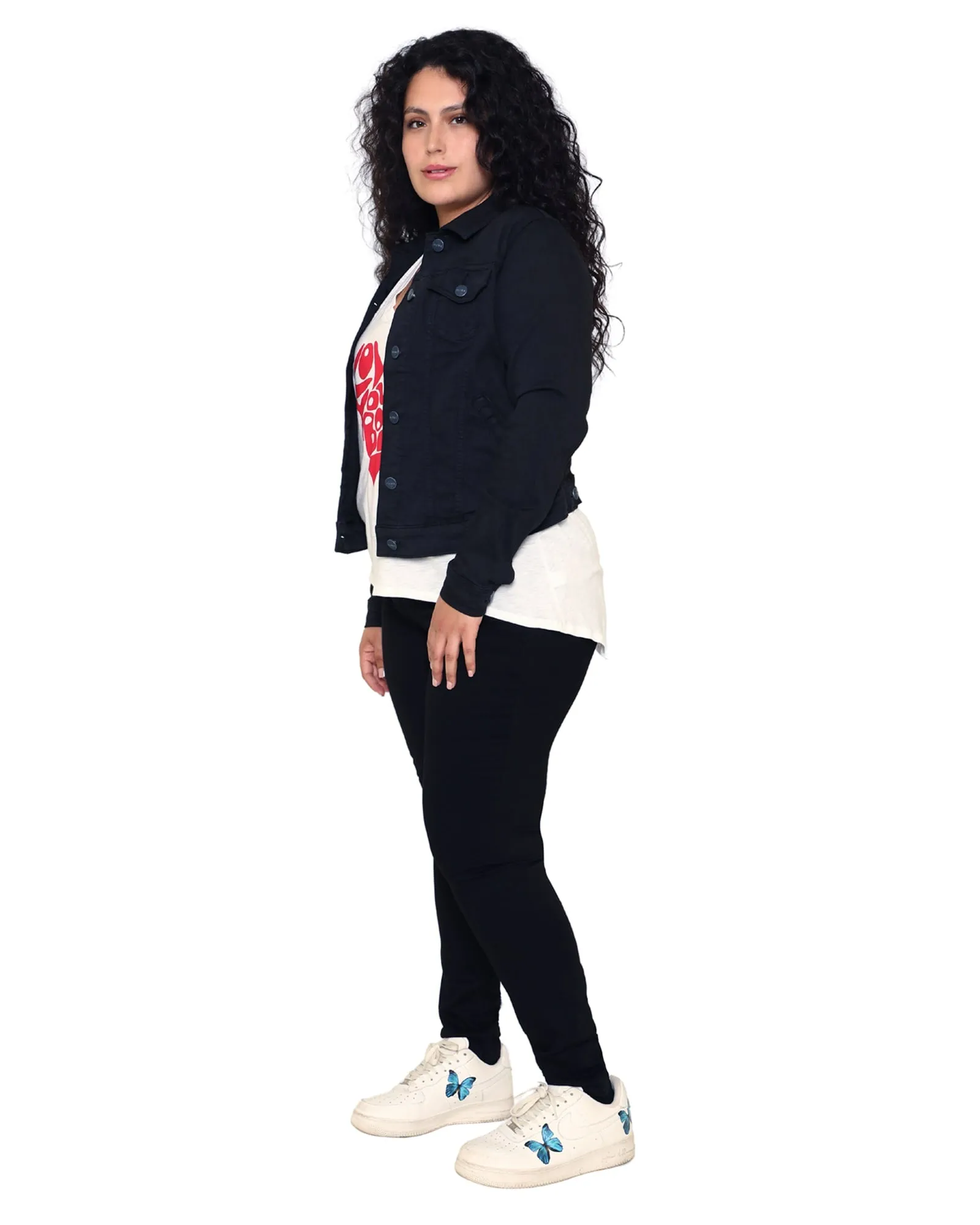Denim Jacket - Black | BLACK