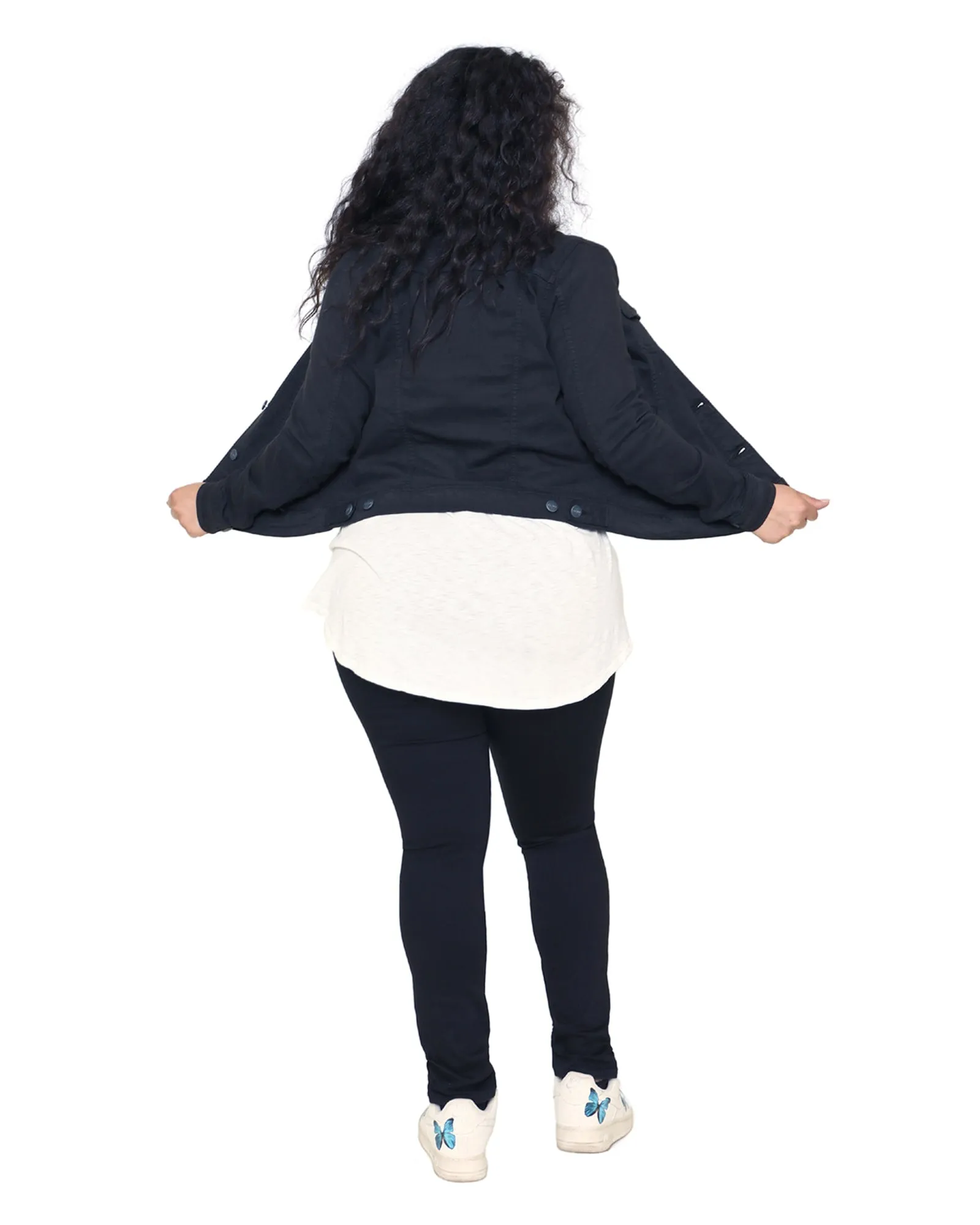 Denim Jacket - Black | BLACK