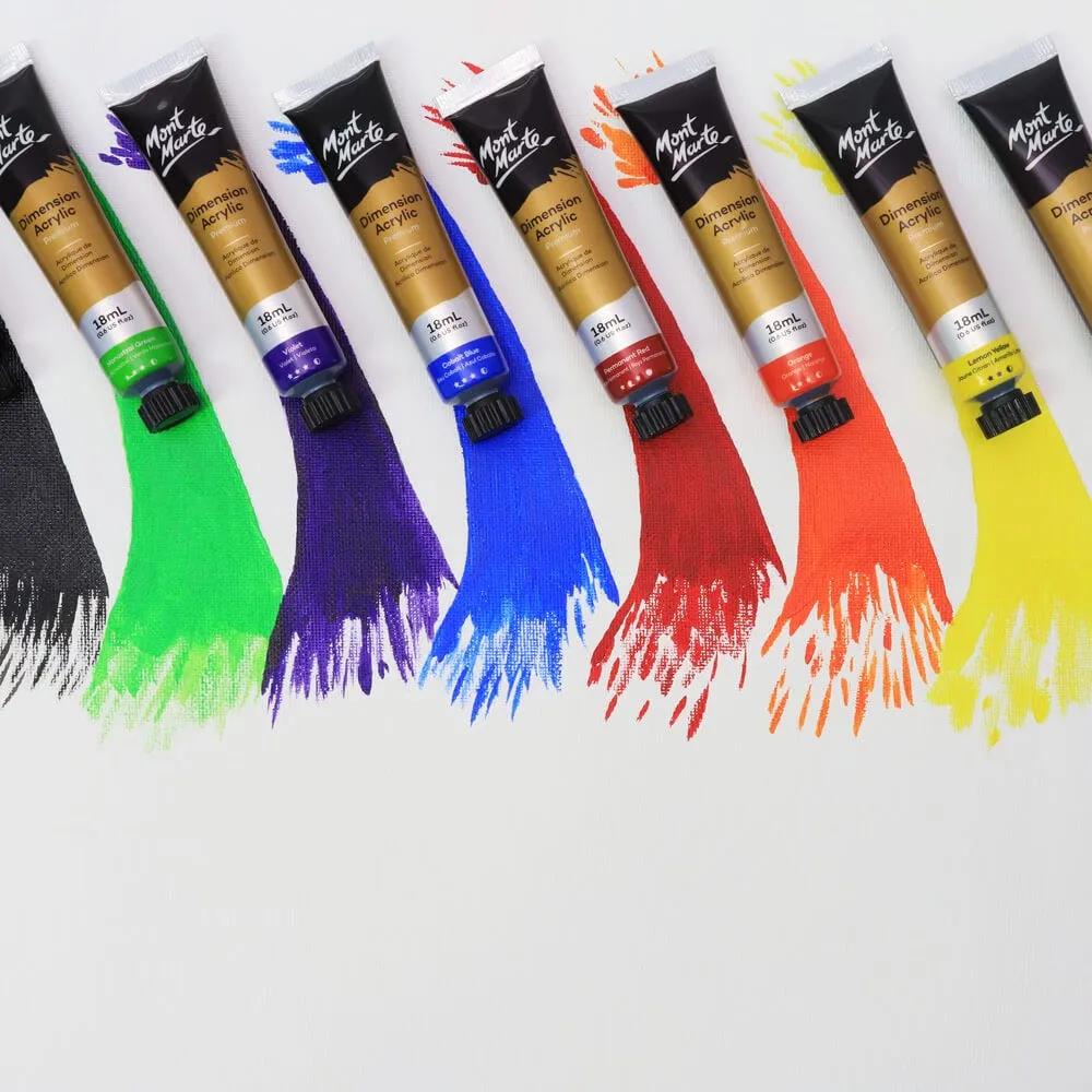 Dimension Acrylic Paint Intro Set Premium 8pc x 18ml (0.6 US fl.oz)