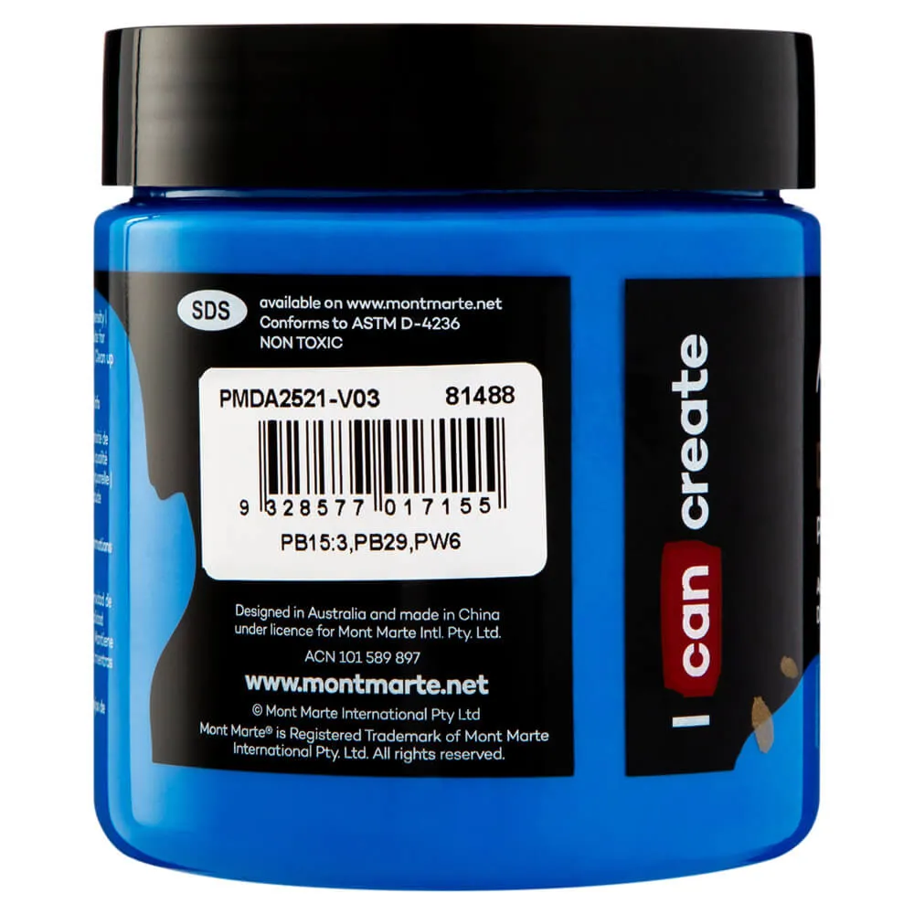 Dimension Acrylic Premium 250ml (8.5 US fl.oz) - Cyan Blue