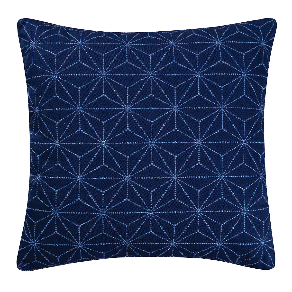 Dotted Geometric Stars Pillow