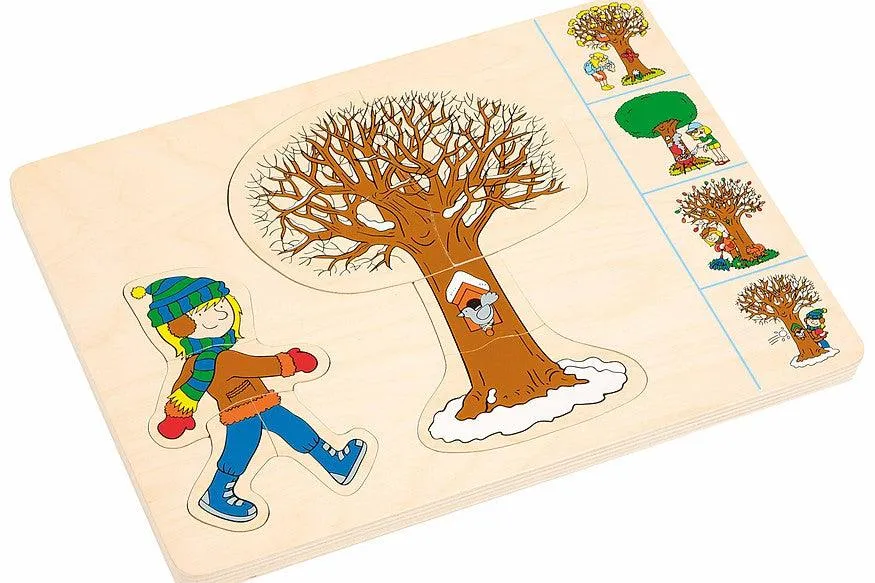 Educo Four Seasons 4 Layers Puzzle 3yrs 
