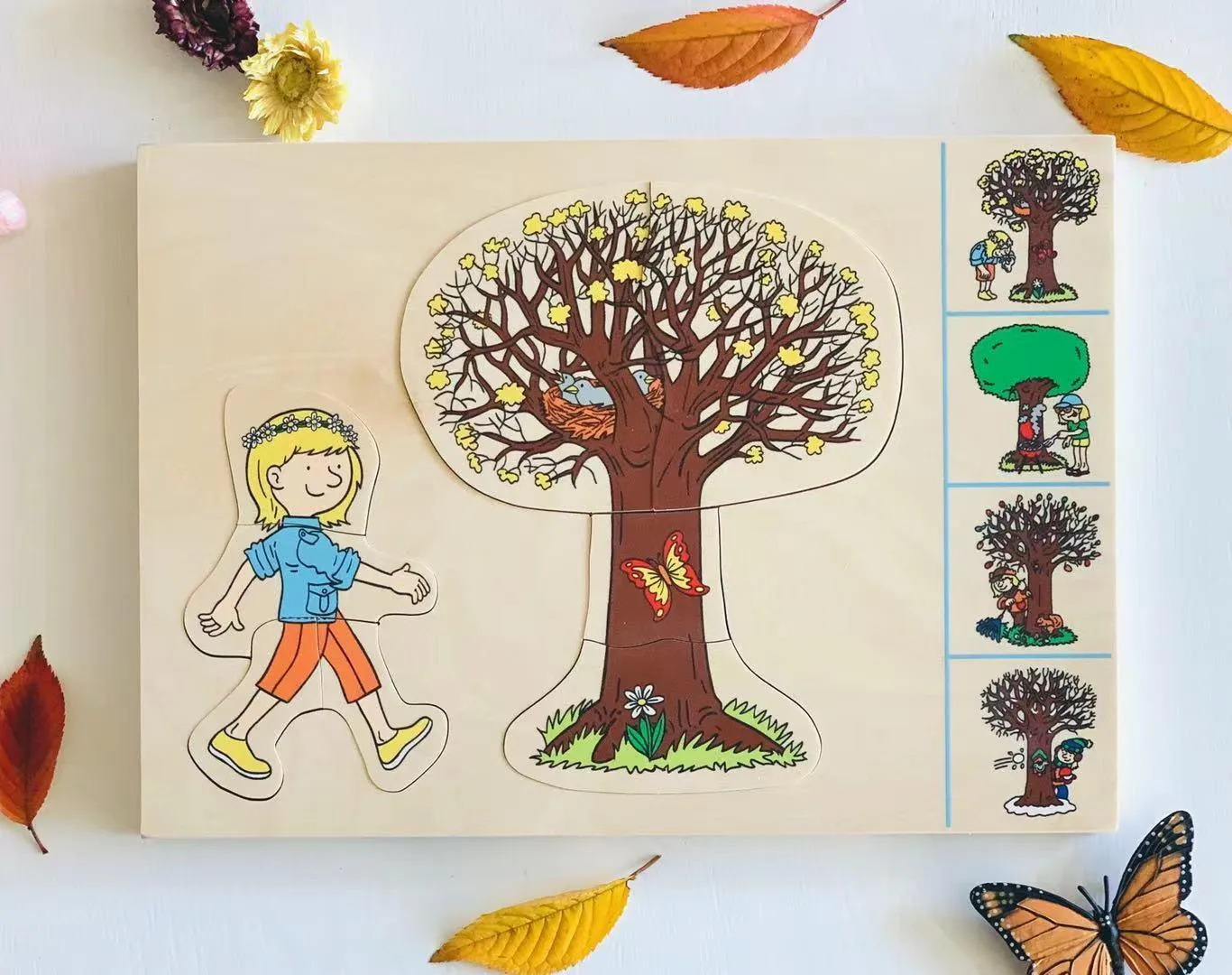 Educo Four Seasons 4 Layers Puzzle 3yrs 