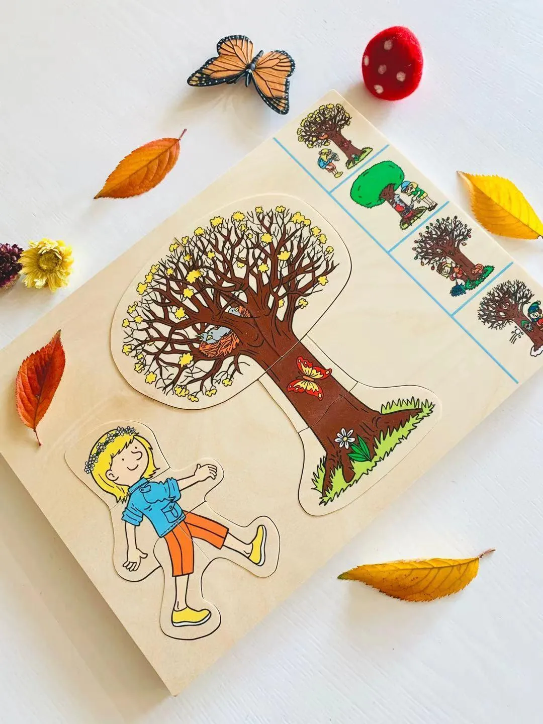 Educo Four Seasons 4 Layers Puzzle 3yrs 