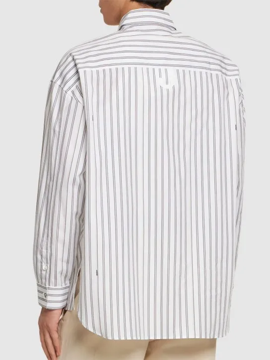 Jacquemus   La Chemise striped cotton shirt 