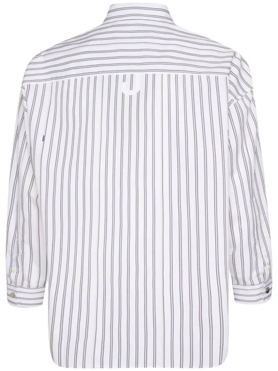 Jacquemus   La Chemise striped cotton shirt 