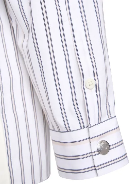 Jacquemus   La Chemise striped cotton shirt 