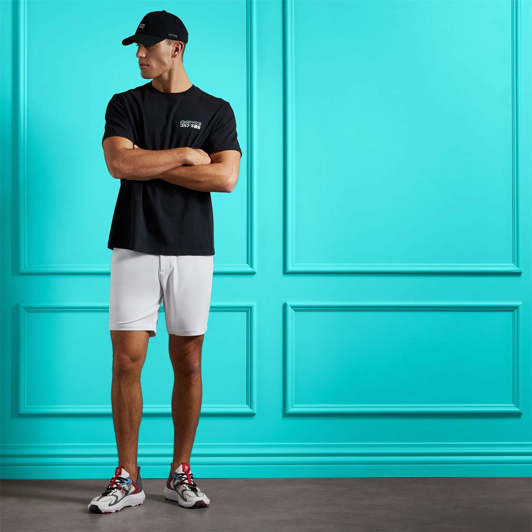 J/FORE Cotton Tee Onyx - AW24