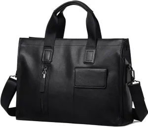 JSEIAJB Men's bag genuine leather men's handbag top layer cowhide computer bag