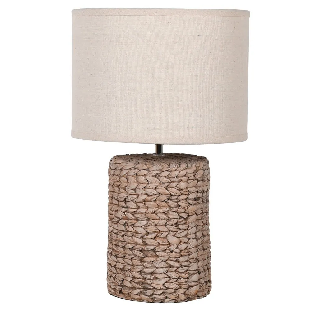 Medium Becker Rattan Style Lamp
