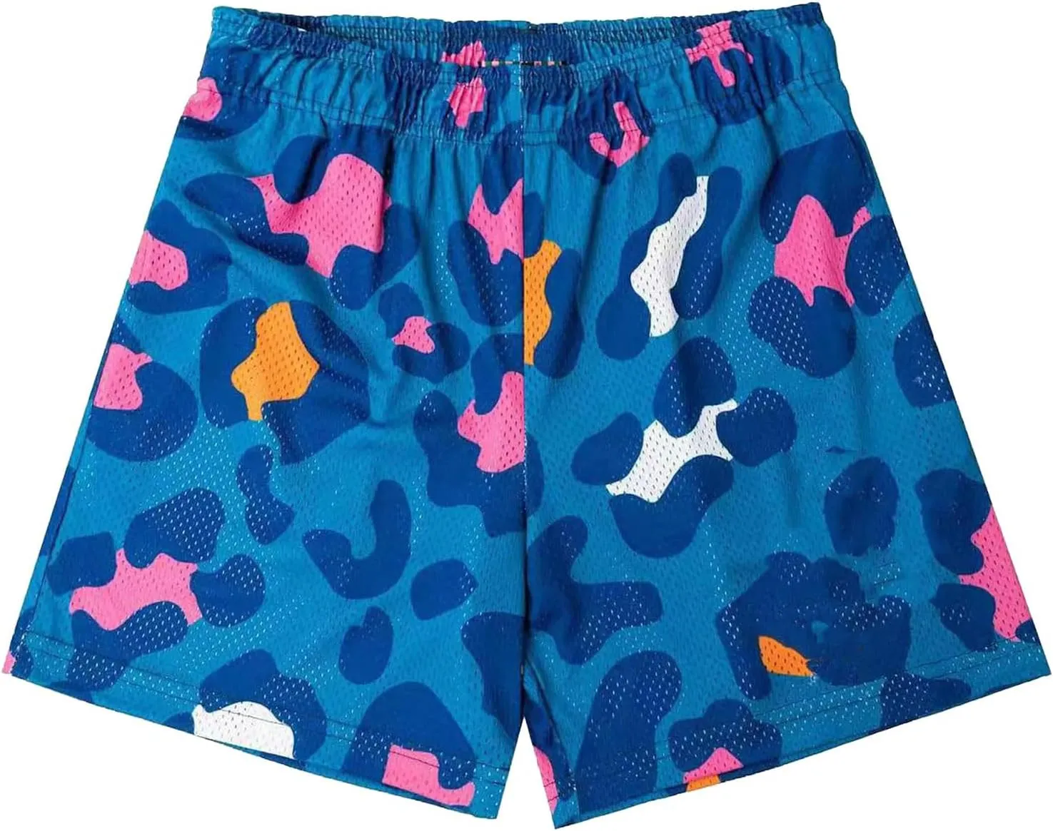 Men's Basketball Shorts Camo Graphic Mesh Breathable Running Athletic Shorts Quick-Dry Casual Gym