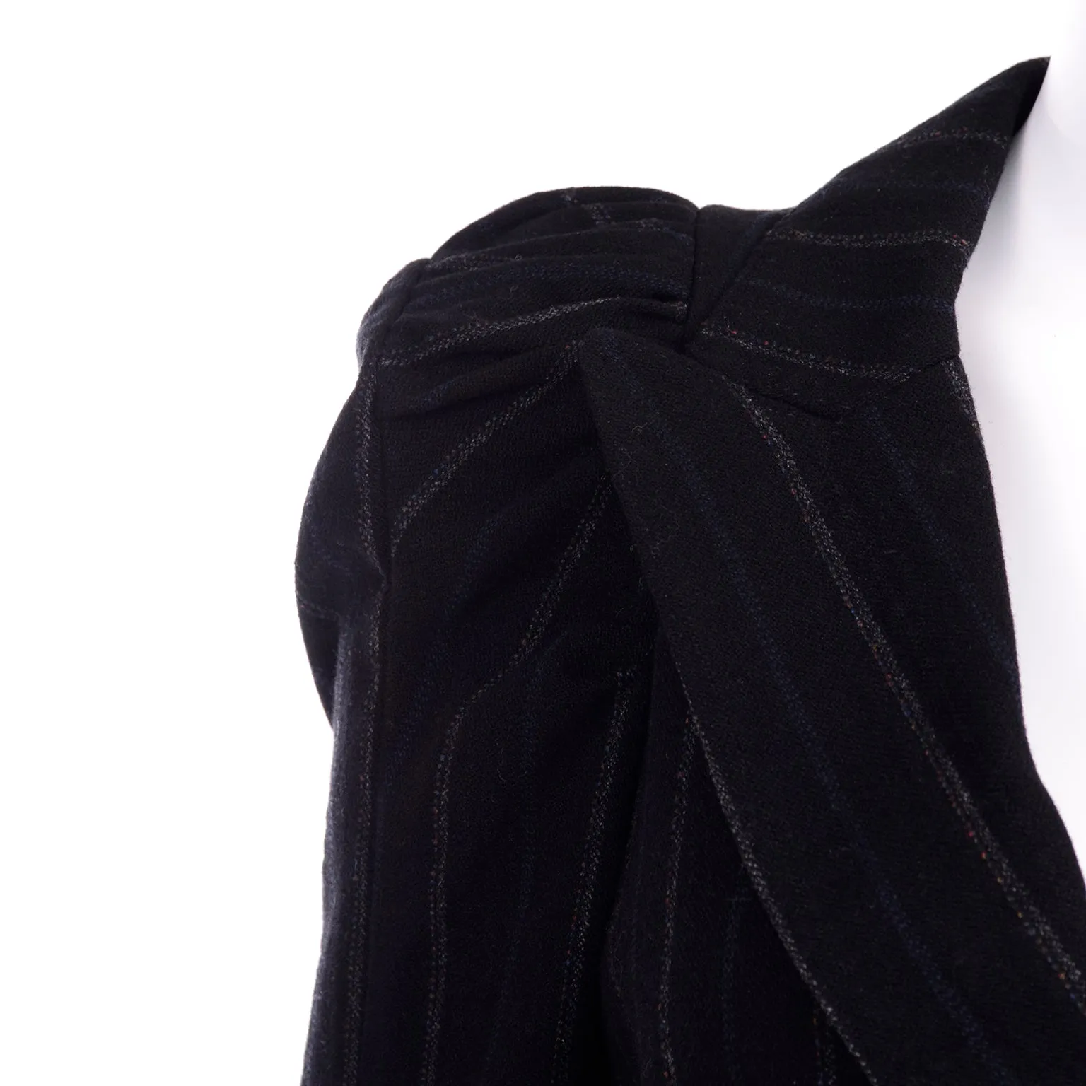 New Marc Jacobs for Louis Vuitton 2010 Charcoal Gray Pinstripe Coat