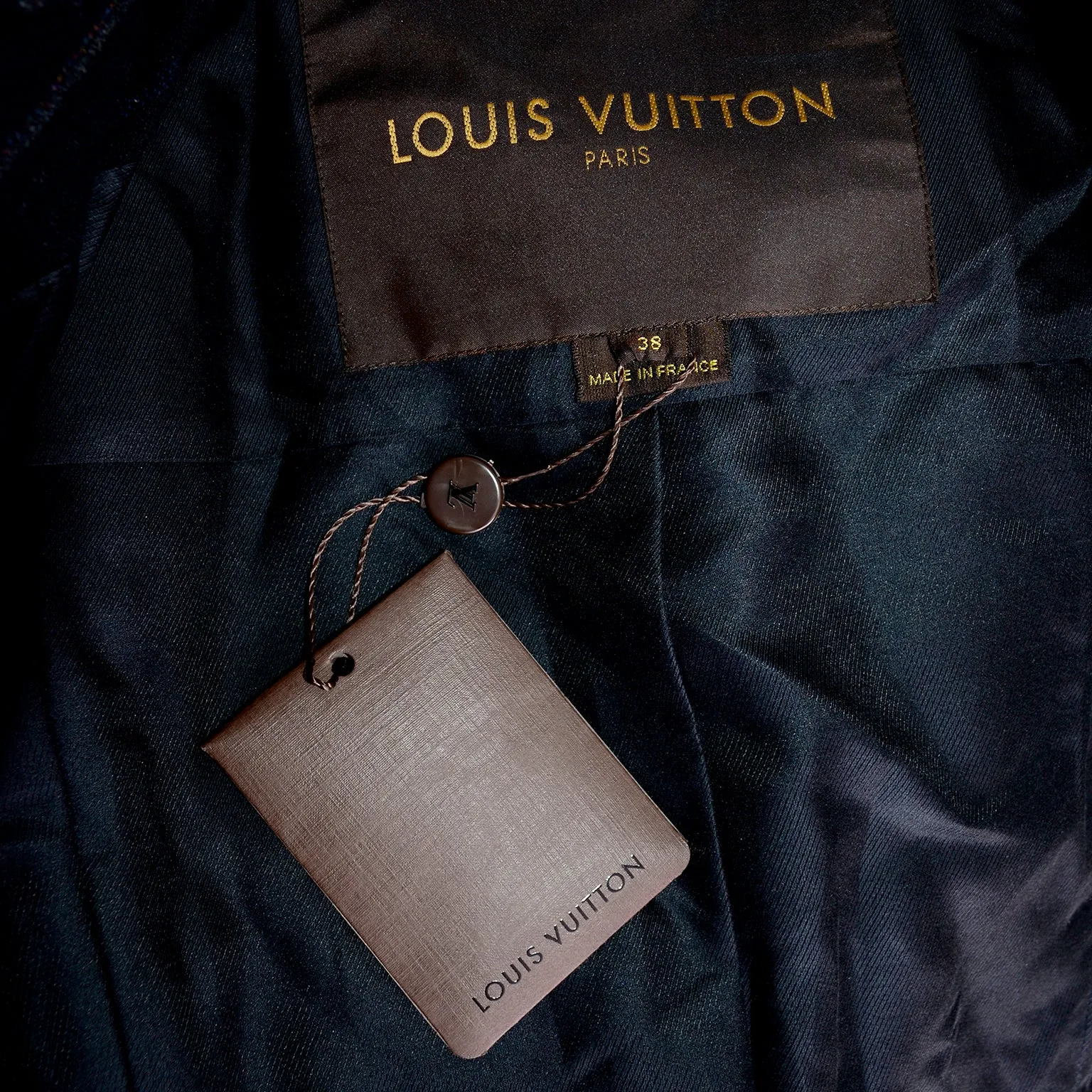 New Marc Jacobs for Louis Vuitton 2010 Charcoal Gray Pinstripe Coat