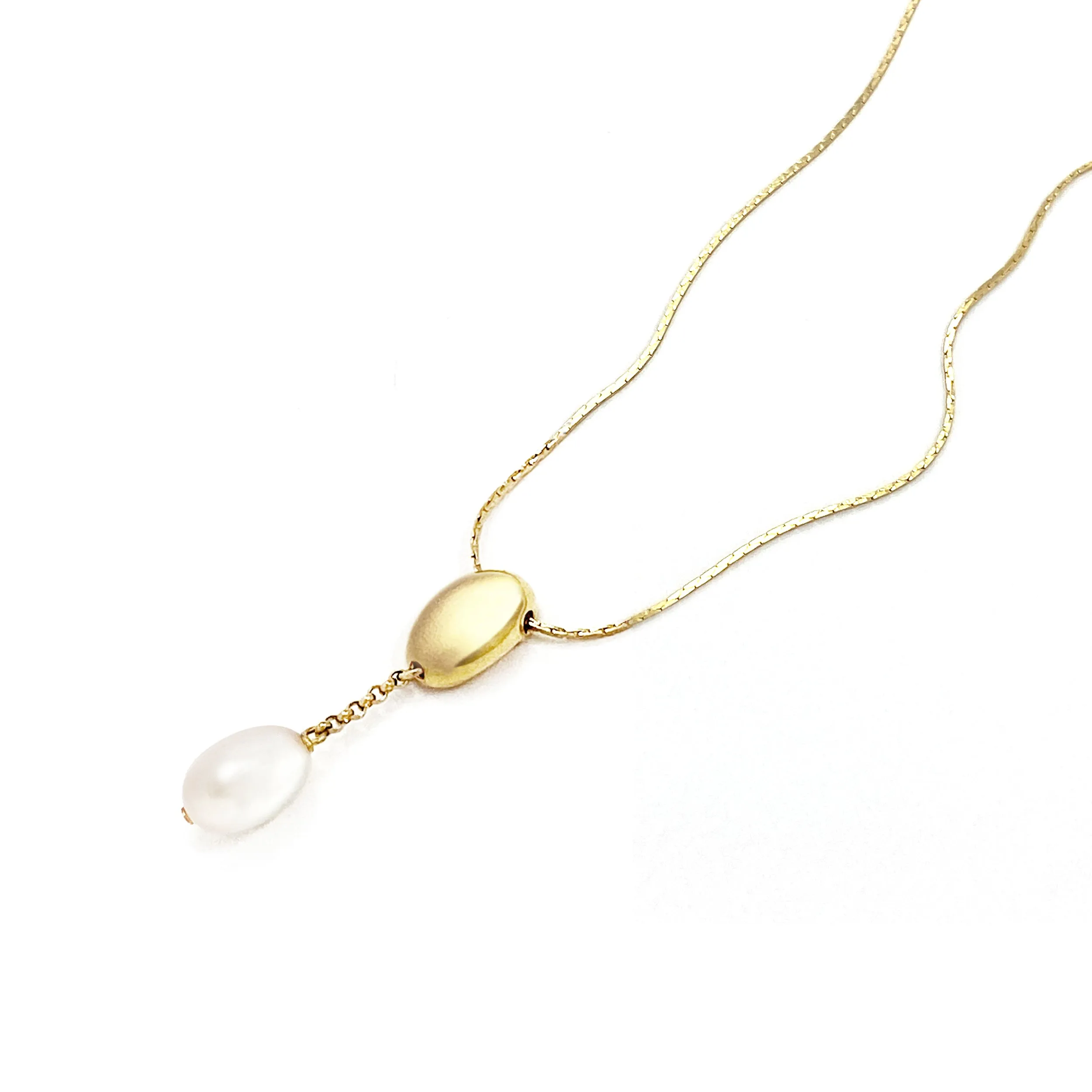 Origin Pearldrop Pendant - Gold