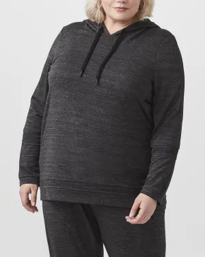Qiana Knit Hoodie | Black