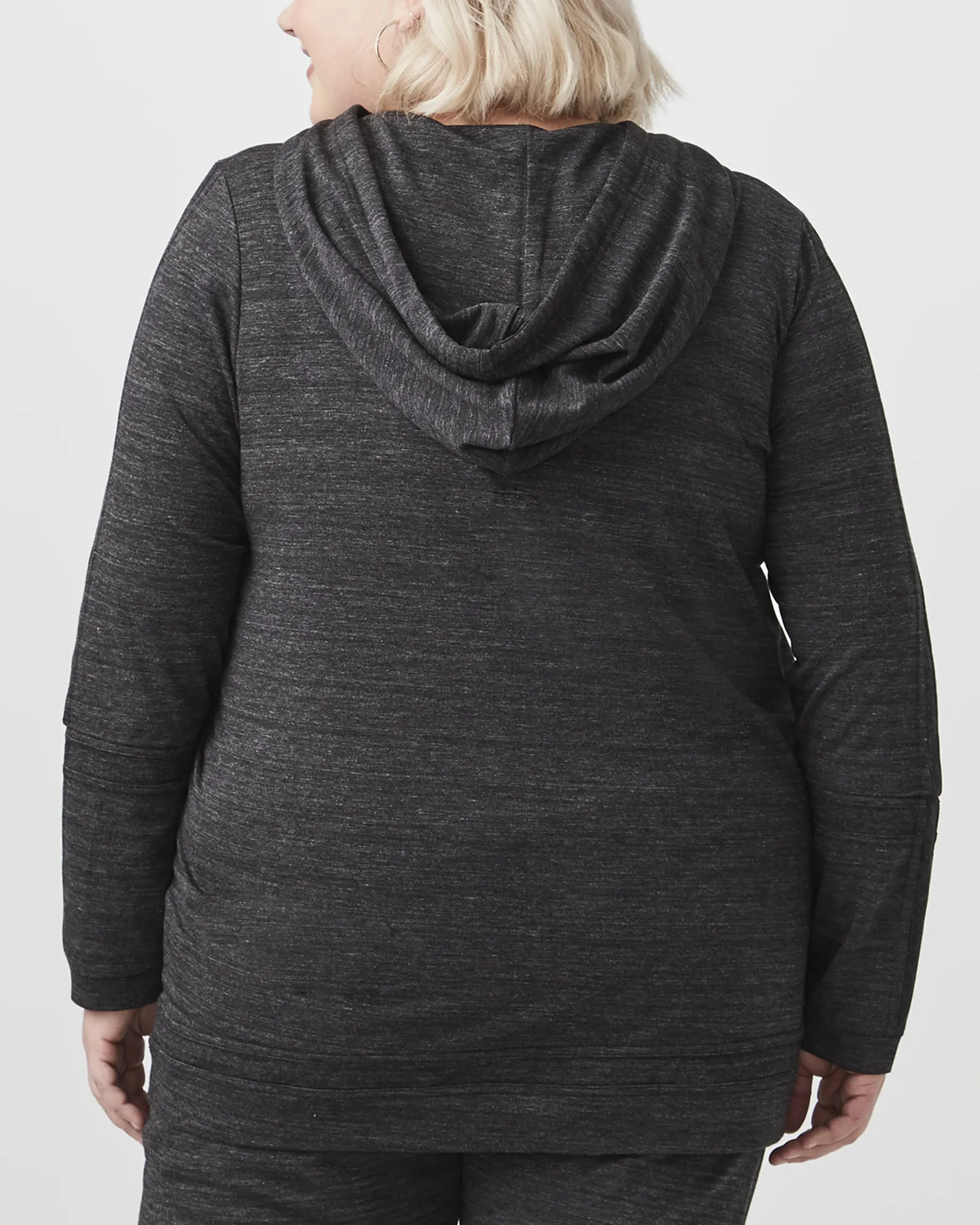 Qiana Knit Hoodie | Black