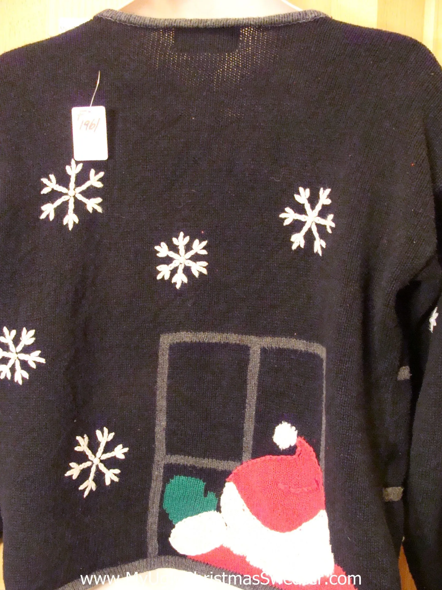 Santa in Jail 2sided Christmas Sweater