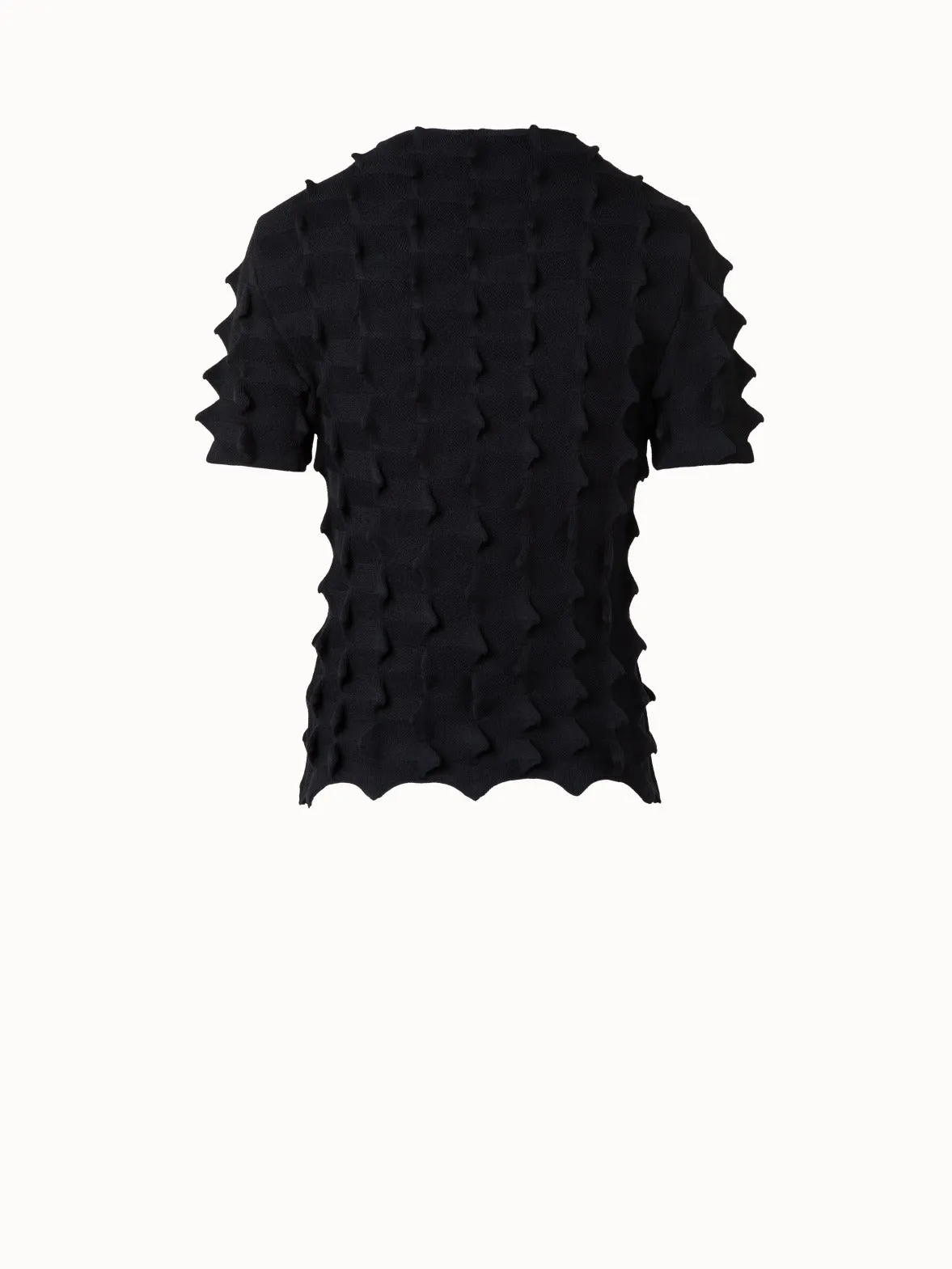 Short Sleeves Sweater in 3D Sail Look