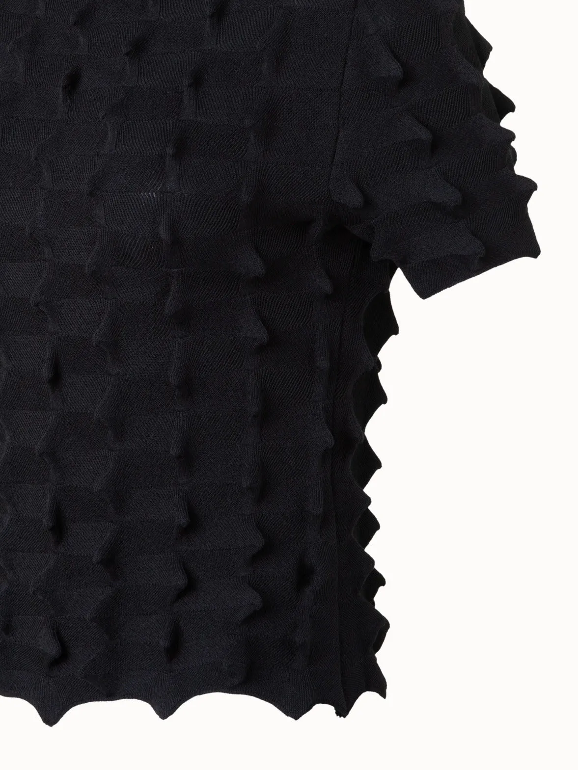 Short Sleeves Sweater in 3D Sail Look