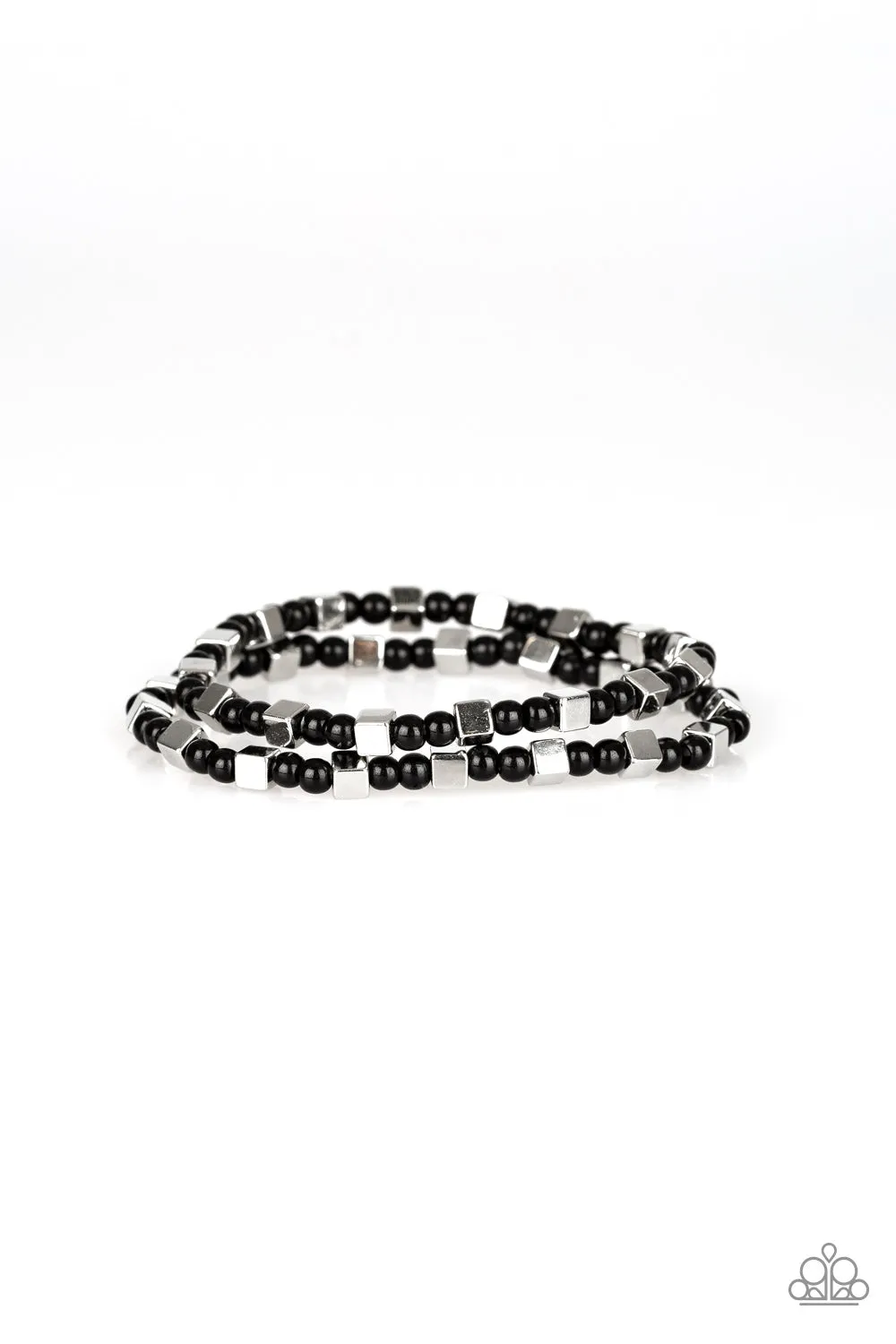 Trendy Tribalist - Black Bracelet - Paparazzi Accessories