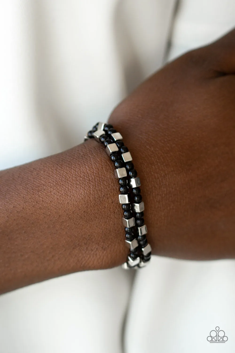Trendy Tribalist - Black Bracelet - Paparazzi Accessories