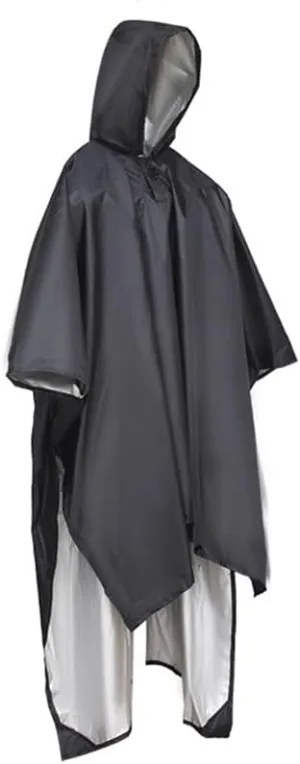 Waterproof Poncho Raincoat for Outdoor Camping, Tent Mat, Rain Coat, Cover Hood, Hiking, Cycling, 220x140cm