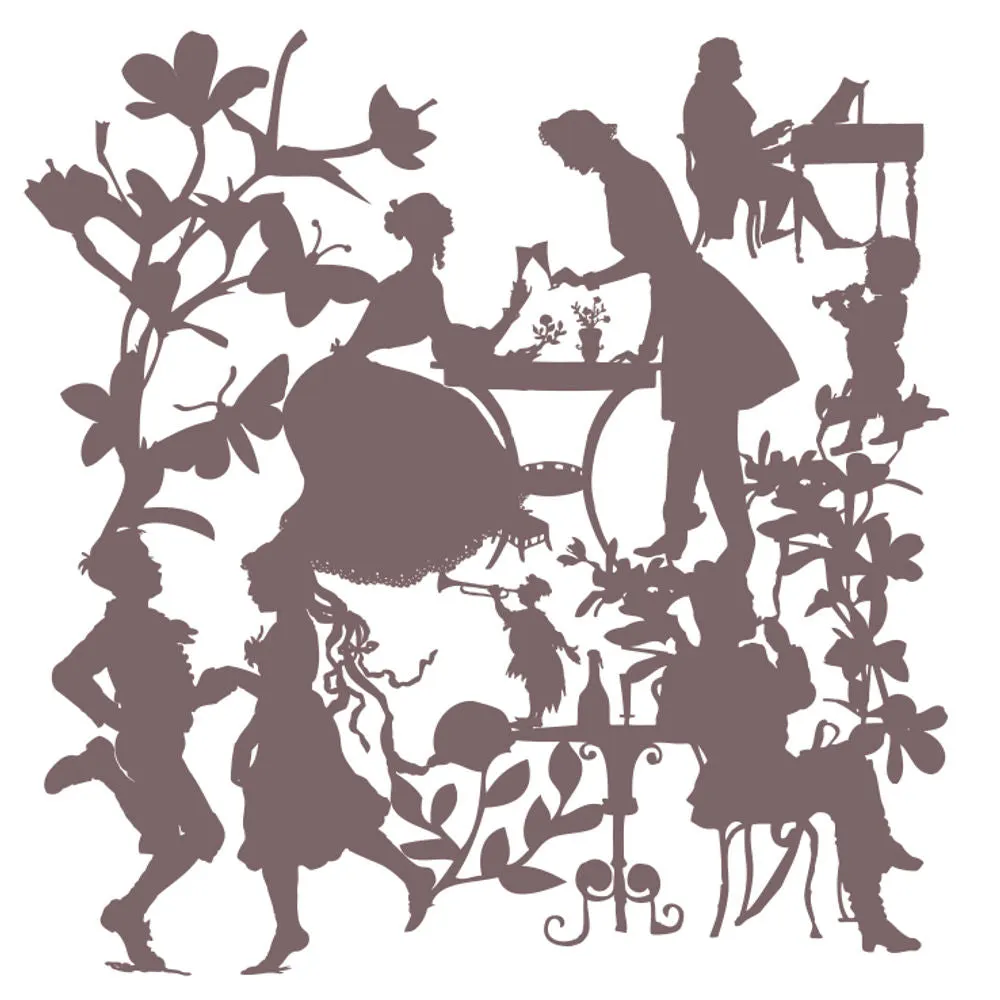 You and Me - Trendy Shadow Stencil