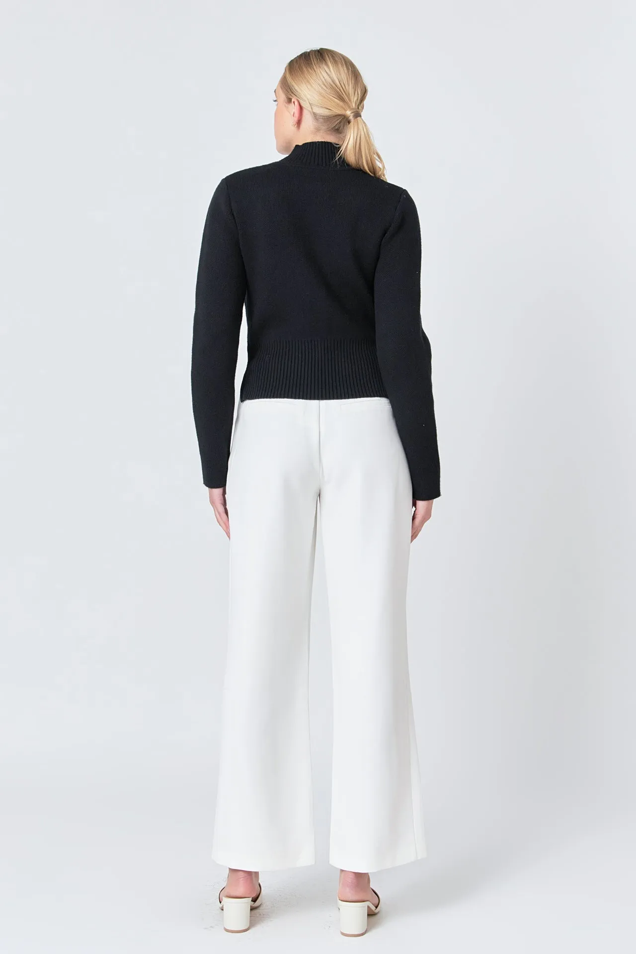 Zip Down Sweater