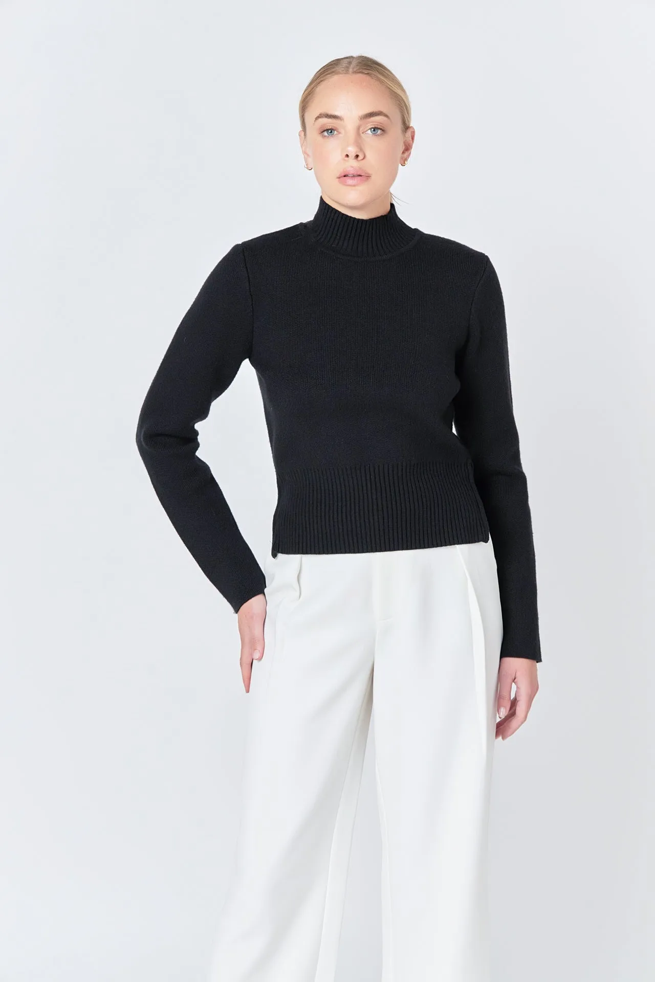 Zip Down Sweater